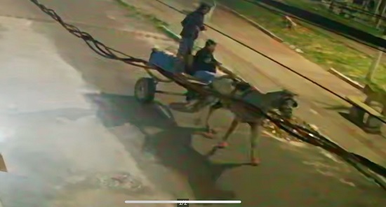 Banheiro químico furtado é recuperado pela GMA no bairro Santos Dumont
