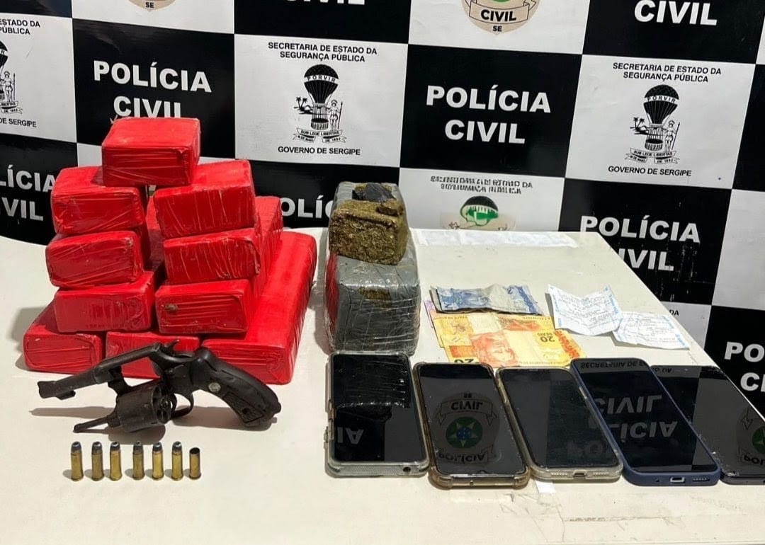 Ação contra o tráfico termina com homem morto e dois presos em Estância