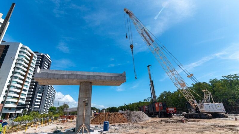 Obras do Complexo Viário Senadora Maria do Carmo avançam em Aracaju