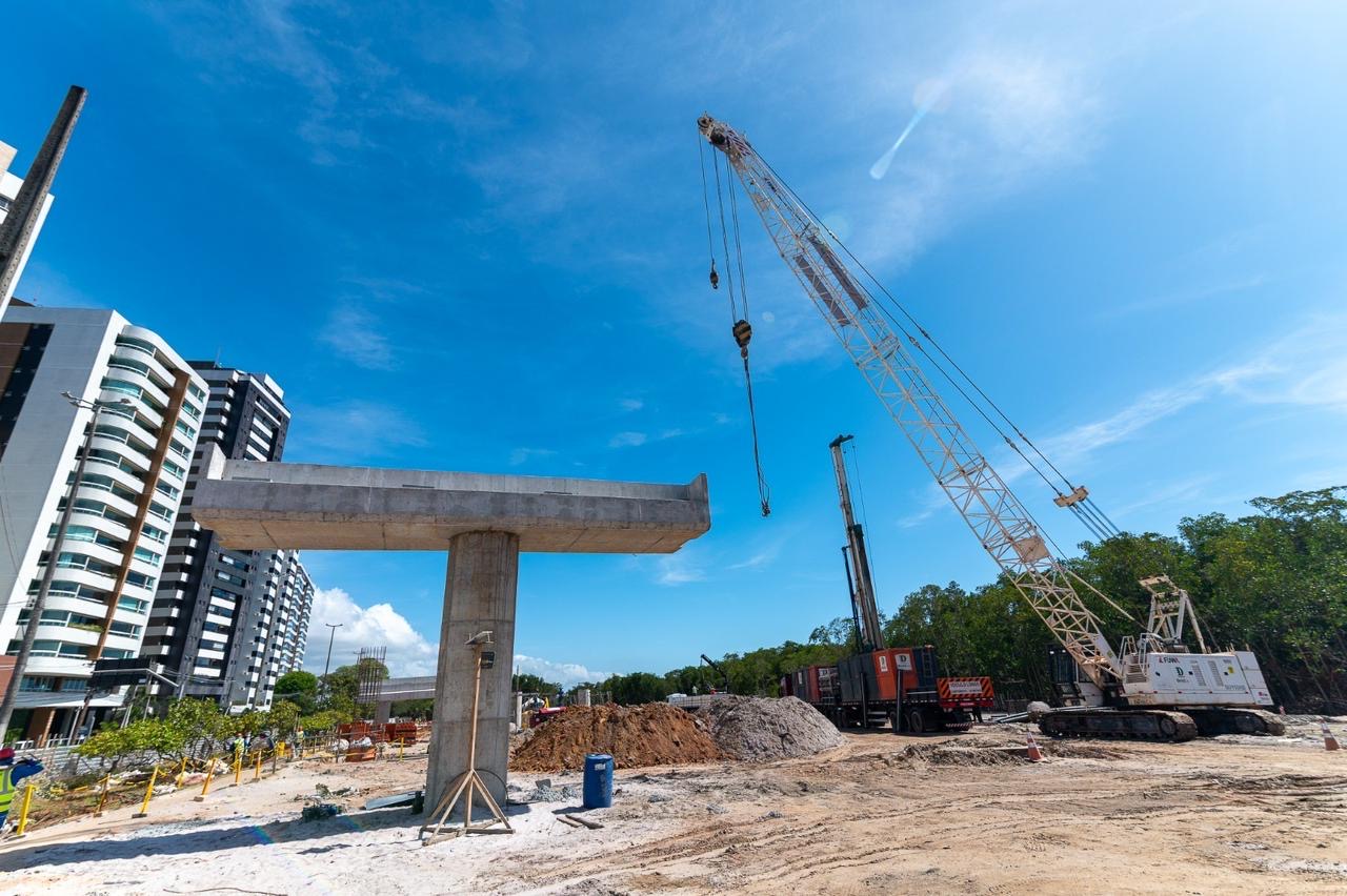 Obras do Complexo Viário Senadora Maria do Carmo avançam em Aracaju