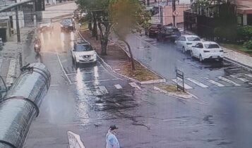 Aracaju registra alagamento e transbordamento de canais devido à chuva