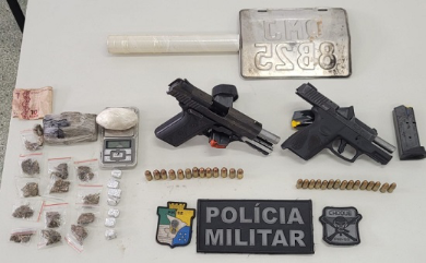 Polícia realiza operação no Santa Maria no combate ao tráfico de drogas