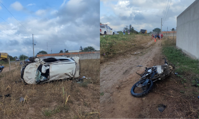 Homem morre e motorista fica ferido após colisão na SE-230 em Glória