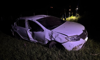 Mulher morre após veículo capotar na rodovia SE 270 em Salgado